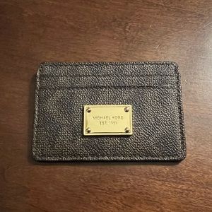 MK Initial Card Holder